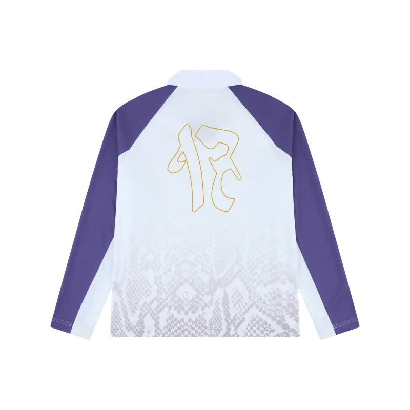 OCCUPY Soccer Jerseys Unisex White Purple-1