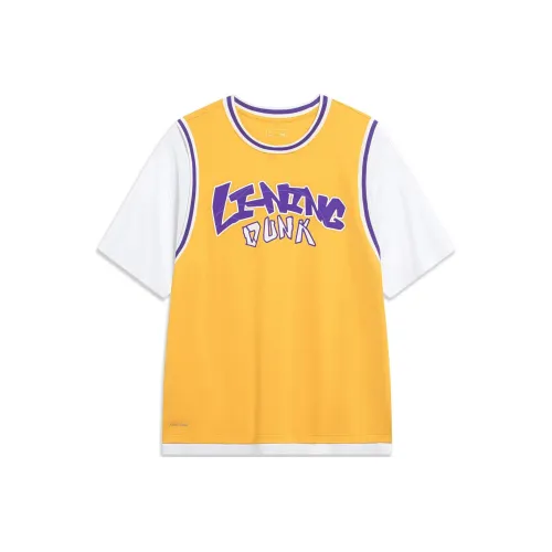 LiNing Sports Fashion Collection T Shirt Unisex Butter Yellow