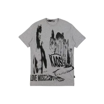 MOSCHINO T Shirts Men Gray