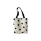 Polka Dot Portable Canvas Bag: 1 Piece