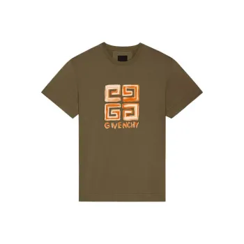 Givenchy 4G Logo Crewneck T Shirt