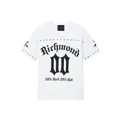 JOHN RICHMOND T-Shirt Men's Raw White