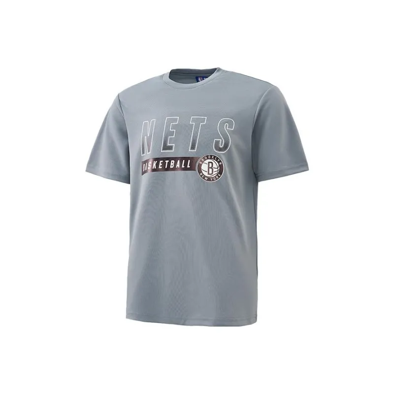 NBA Set-in Sleeve T-Shirt Unisex Stormy Gray-0