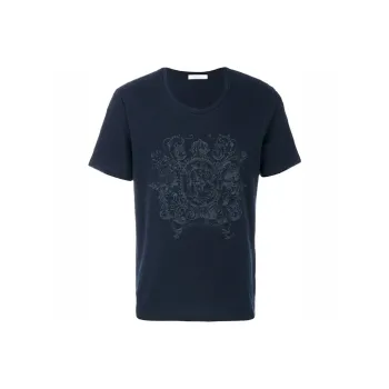 BALMAIN T-Shirts Men Dark Blue
