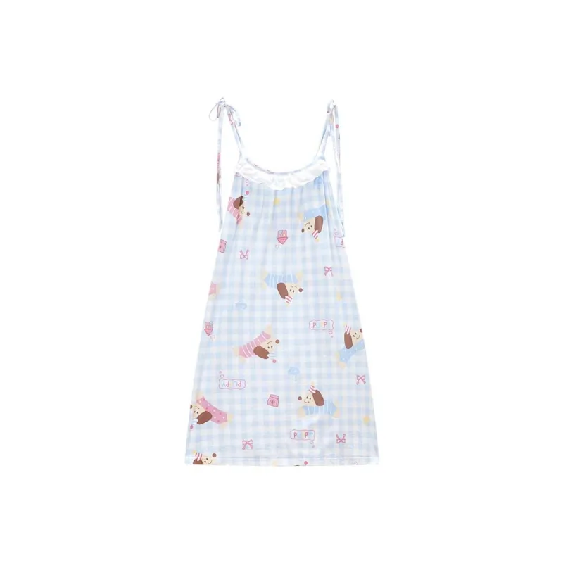 GUKOO Nightgown Women's Ocean Blue-0