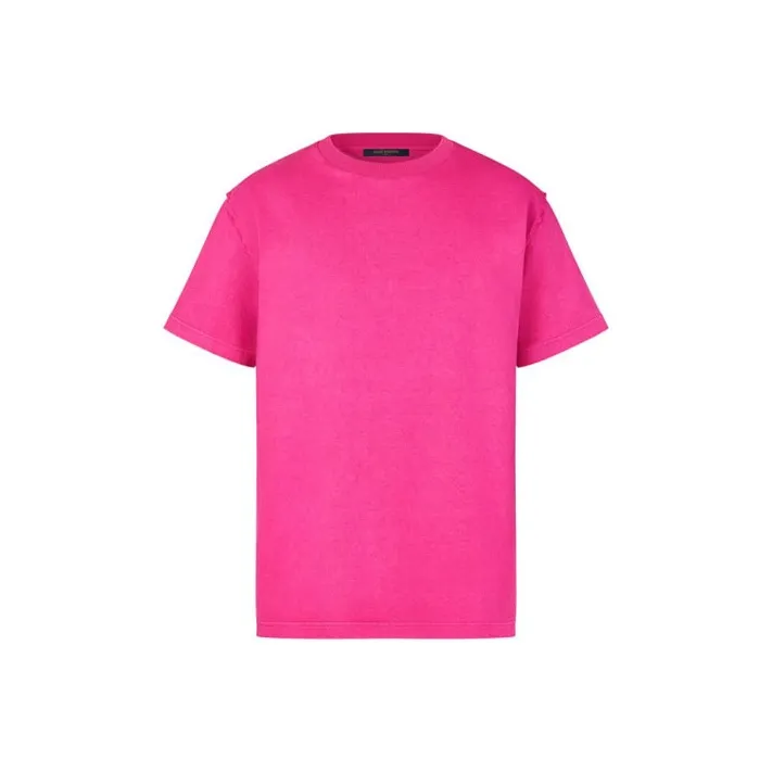 LOUIS VUITTON New Quarterly Products Of LV T-Shirts Men Pink-0