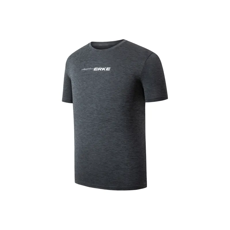 Erke T Shirt Men's Dual Dye Jet Black-0