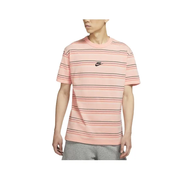 Nike T Shirts Men Pink-0