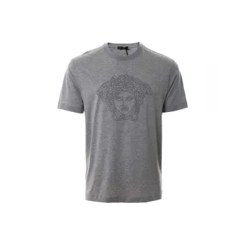 VERSACE T Shirts Men Gray