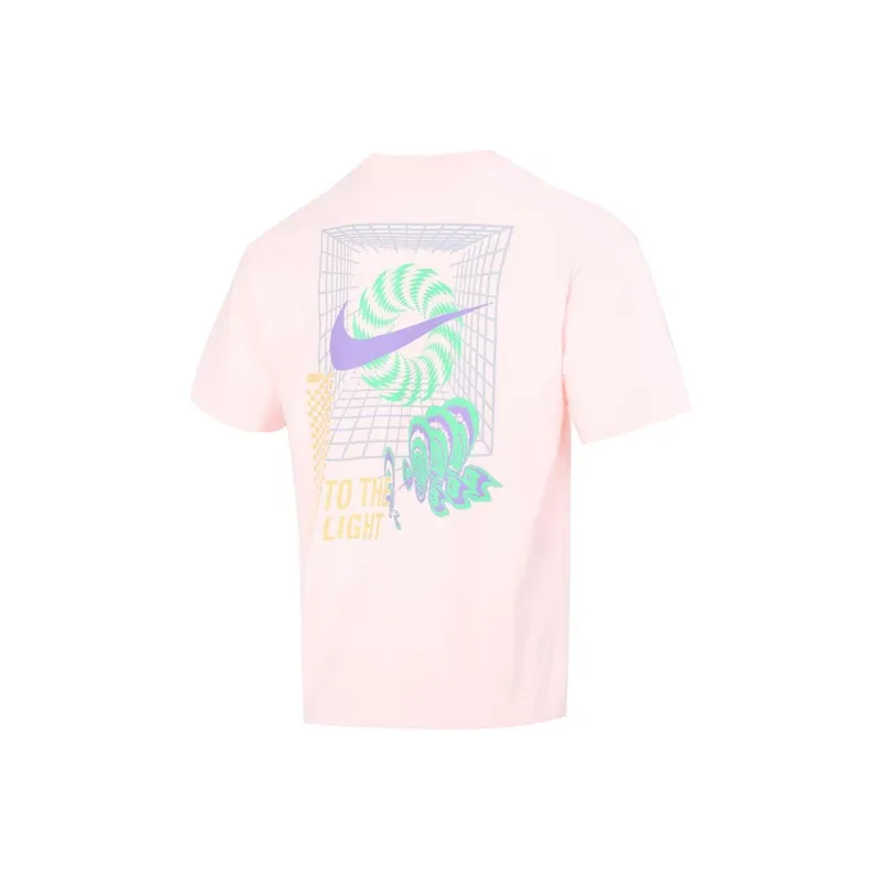 Nike T Shirts Men Pink-0