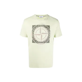 STONE ISLAND T Shirts Men Light Green