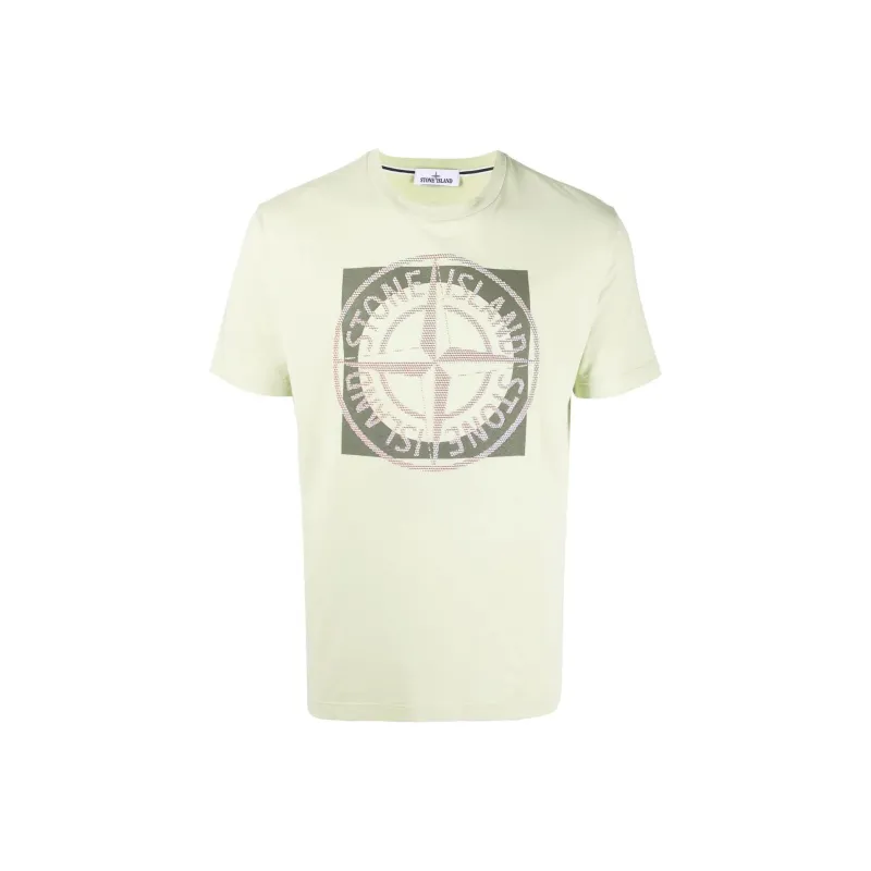 STONE ISLAND T Shirts Men Light Green-0