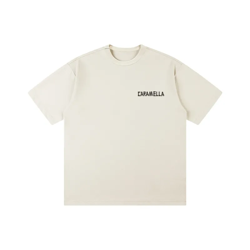 Caramella Drop Shoulder Sleeve T Shirt Unisex-3