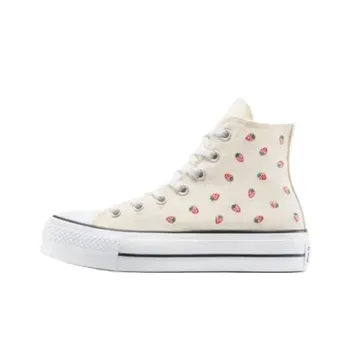 Chuck Taylor All Star Women's Converse Lift Platform High 'Embroidered Strawberries' Women's