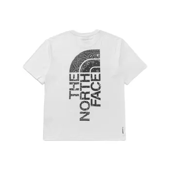 THE NORTH FACE SS Avant Garde Collection Spring And Summer Natural Journey Collection Set in Sleeve T Shirt Men's White
