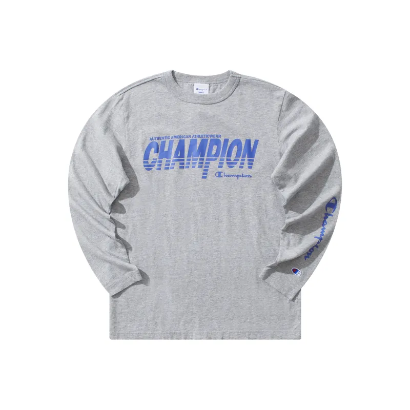 Champion Long Sleeved T Shirt Japan Version Unisex-7
