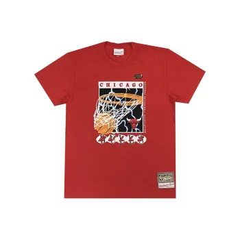 Mitchell Ness T Shirts Men Red