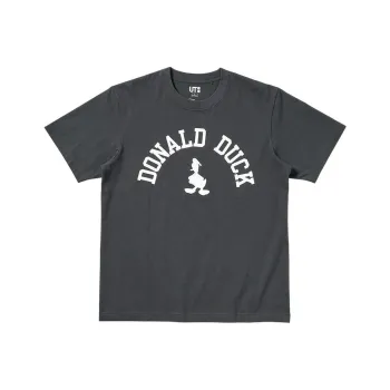 Disney X UNIQLO Disney Co-brand T-Shirts Unisex Dark Gray
