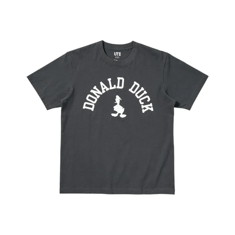 Disney X UNIQLO Disney Co-brand T-Shirts Unisex Dark Gray-0