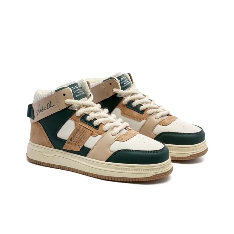 AMICNIEGD Breathable High Top Skateboard Shoes Men's-7