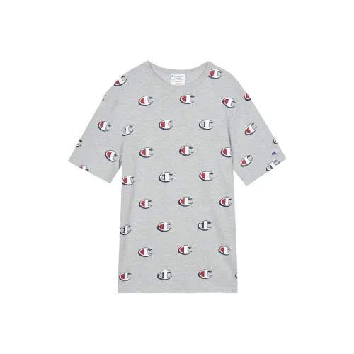 Champion T Shirt US Version Unisex Gray