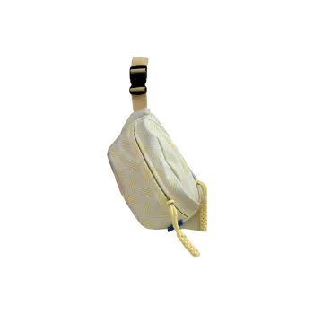Tonlion Non Woven Fabric Crossbody Bag Regular Unisex Custard/Milk Purple