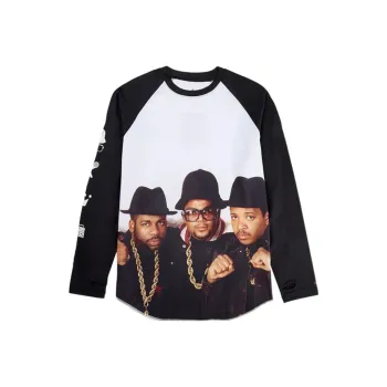BURTON X RUN DMC Co brand T Shirt Men's Black