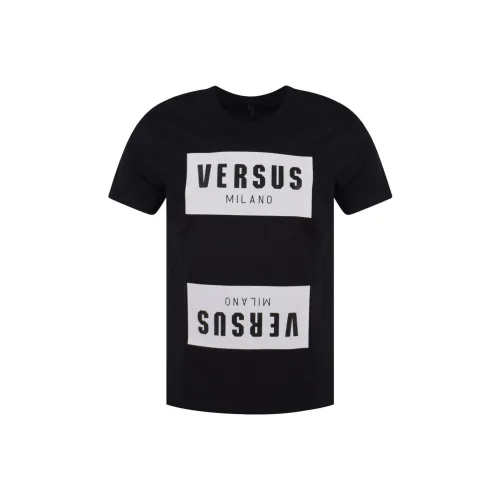 VERSUS 블랙 남성 티셔츠
