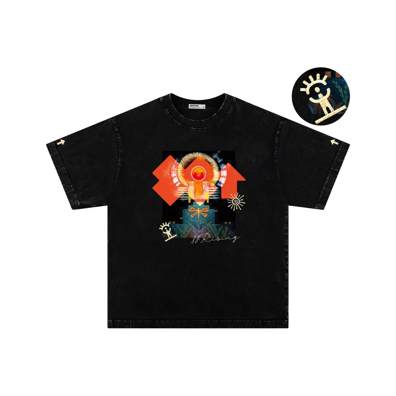 88rising Origin Collection T Shirt Unisex Jet Black-1