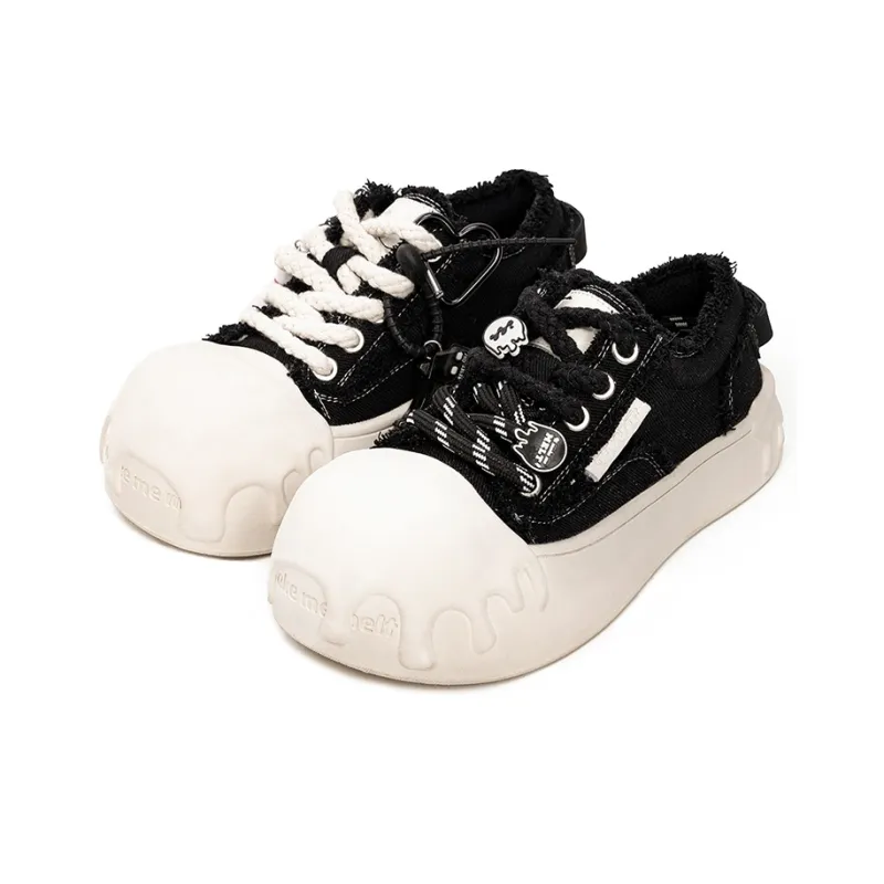 TWT Low Top Canvas Shoes Women's Joystick Black-1