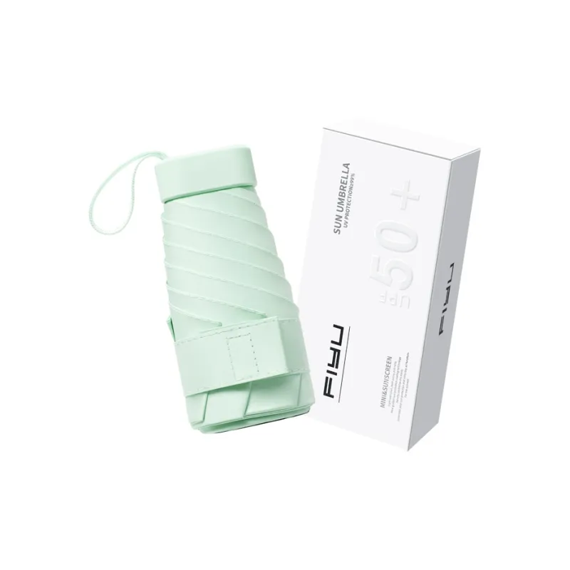 FIYU Sunny And Rainy Dual Use Sun Umbrella Easy To Carry Umbrella-0