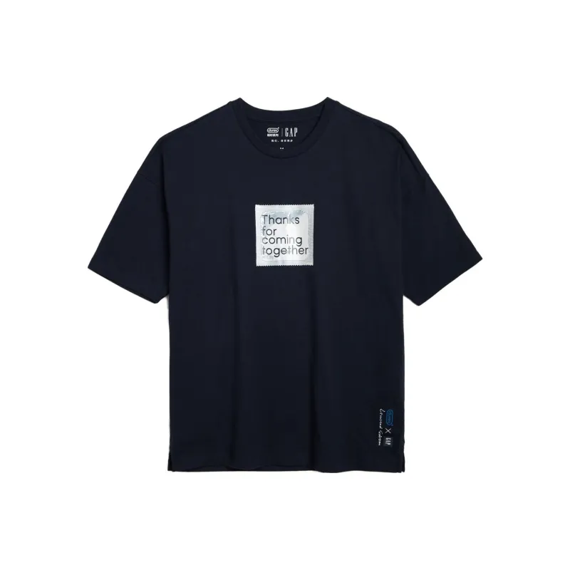 GAP X Durex Co-branded Series T-Shirts Unisex Black-0