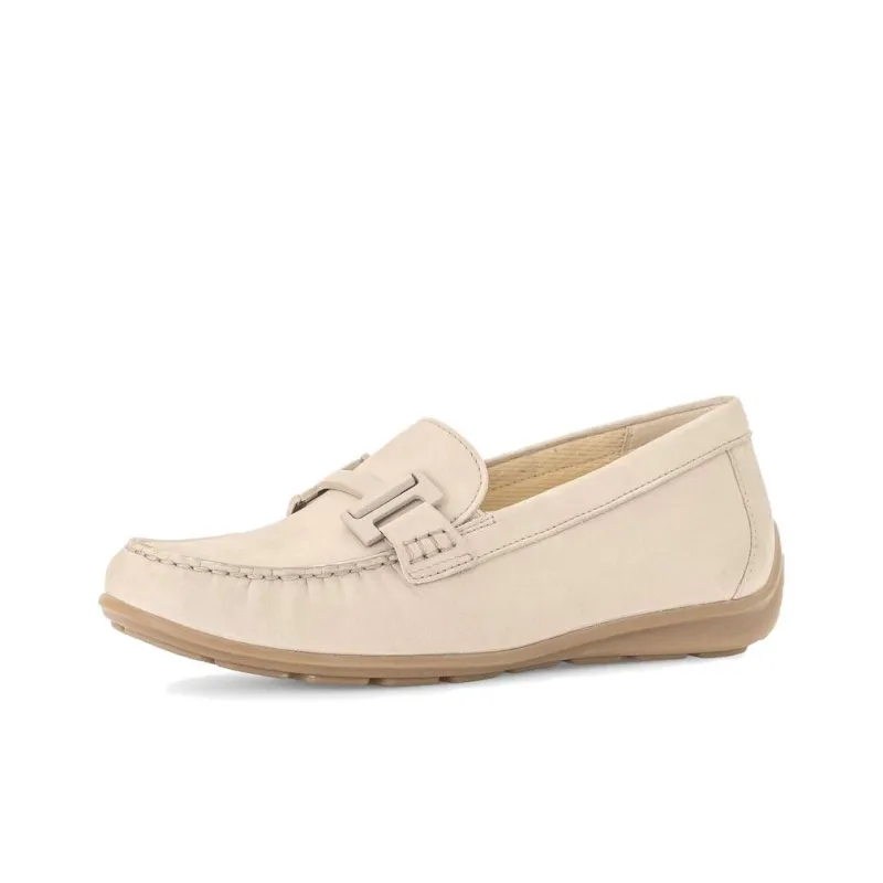 Gabor Comfort Loafers 2.5cm Women's Beige-2