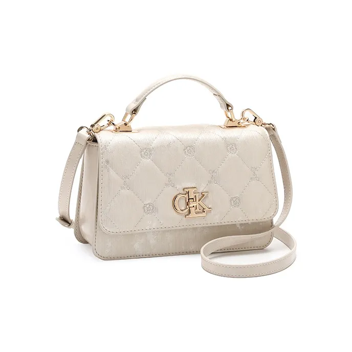 BETTINA VIVIAN PU Crossbody Handbags Regular Women's Beige Apricot-3