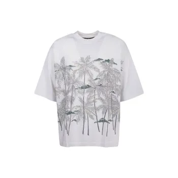 PALM ANGELS Palm Tree-print T-shirt