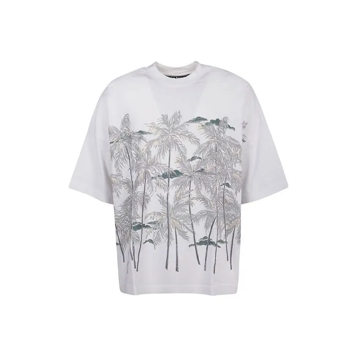 PALM ANGELS Palm Tree-print T-shirt-0