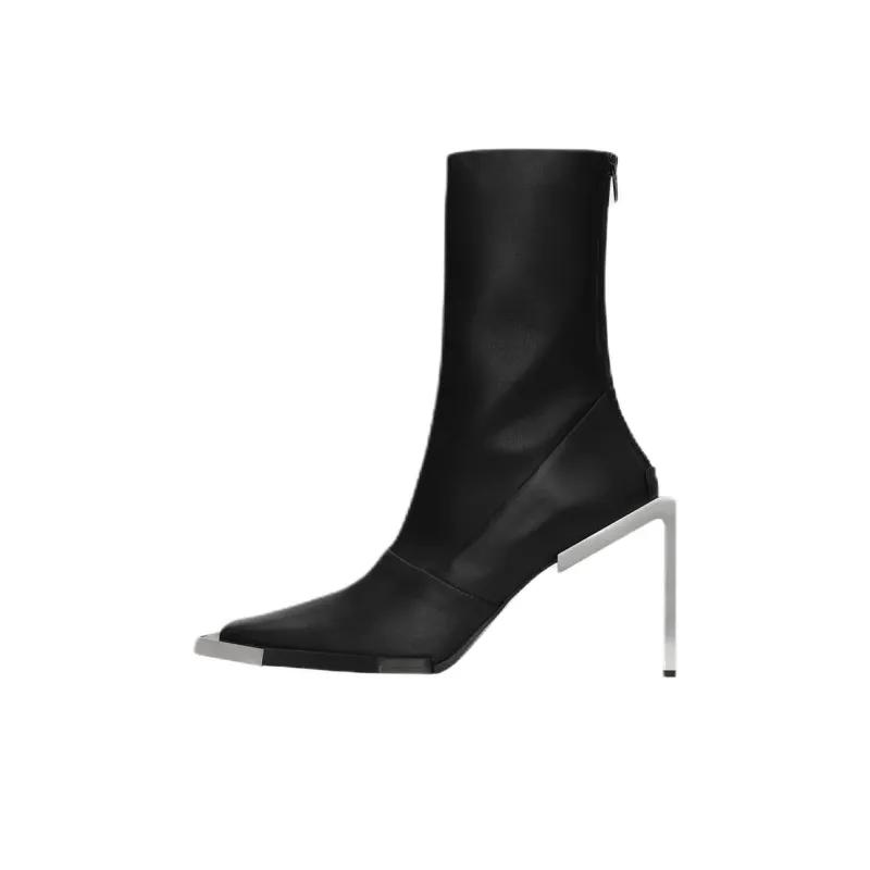 HELIOT EMIL Ankle Boots 10cm Women's Black-0