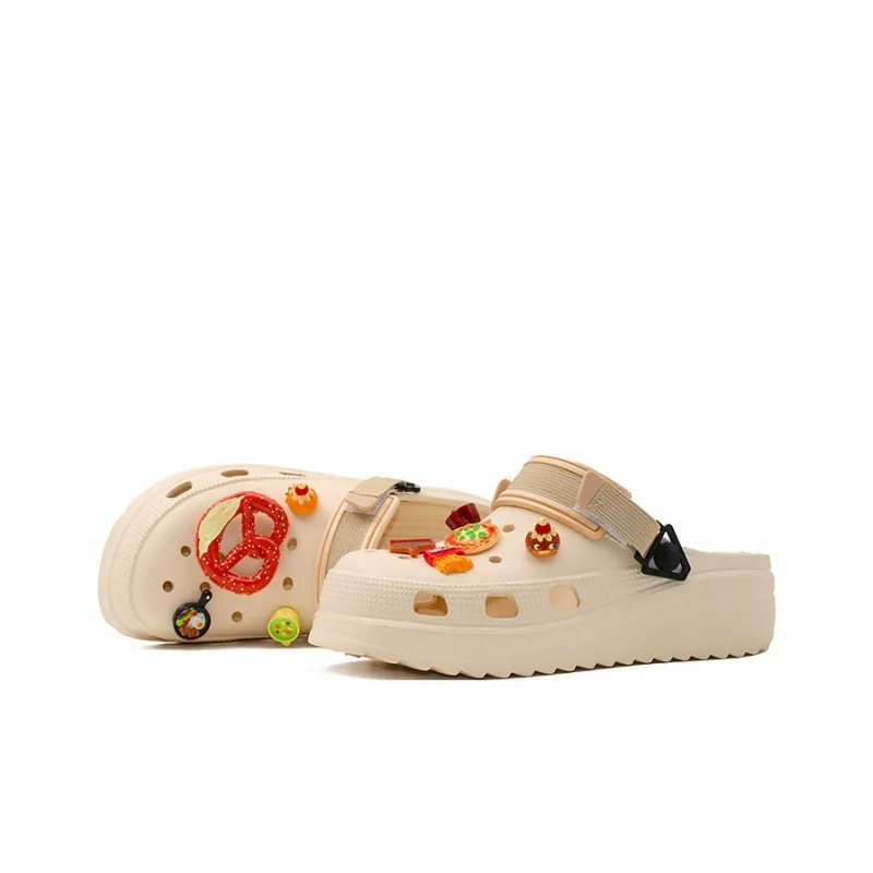OUBT Fun Foodie Clogs Unisex Beige-1