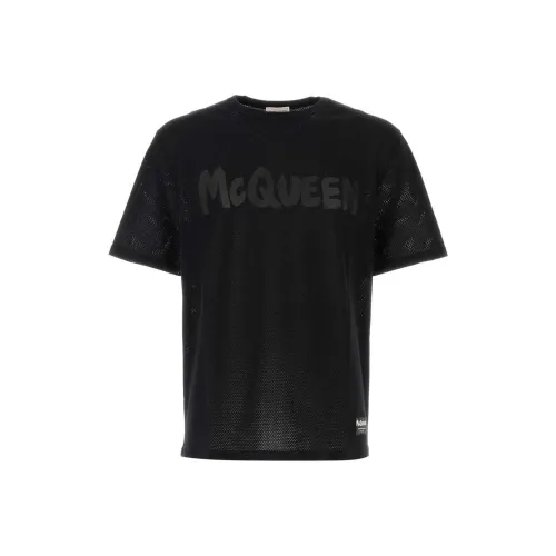Alexander McQueen 92 Logo Polo Logo print T shirt