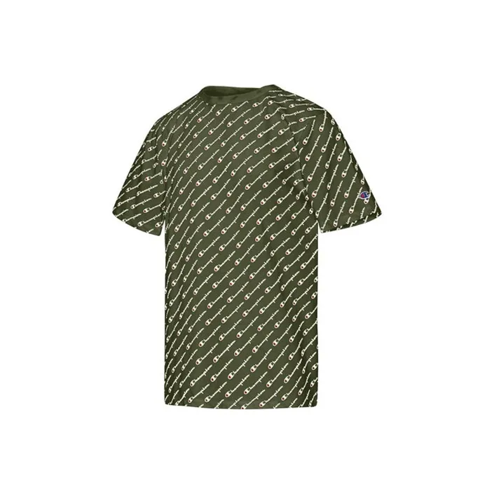 Champion T-Shirt Unisex Army Green US Version-0