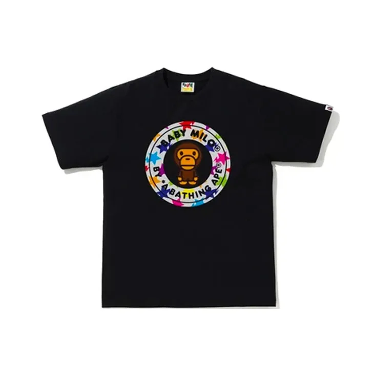 A BATHING APE Sta Pattern Milo Busy Works Tee-0