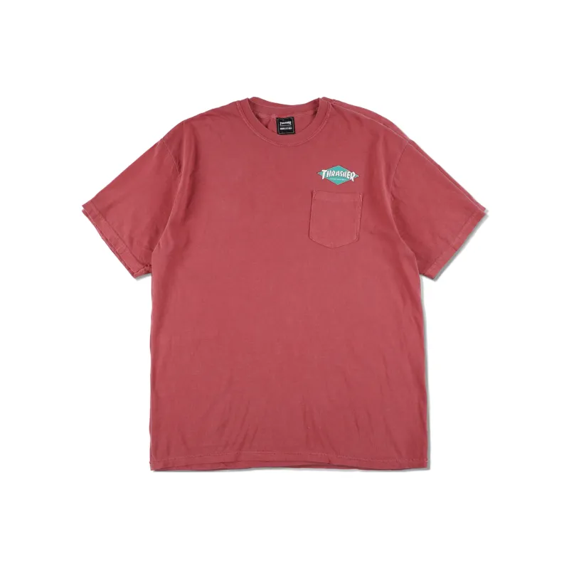 Wind And Sea X Thrasher X WIND AND SEA CO-TITLED SERIES T-Shirts Unisex Red-0