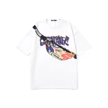 GENANX Straight T Shirt Unisex White
