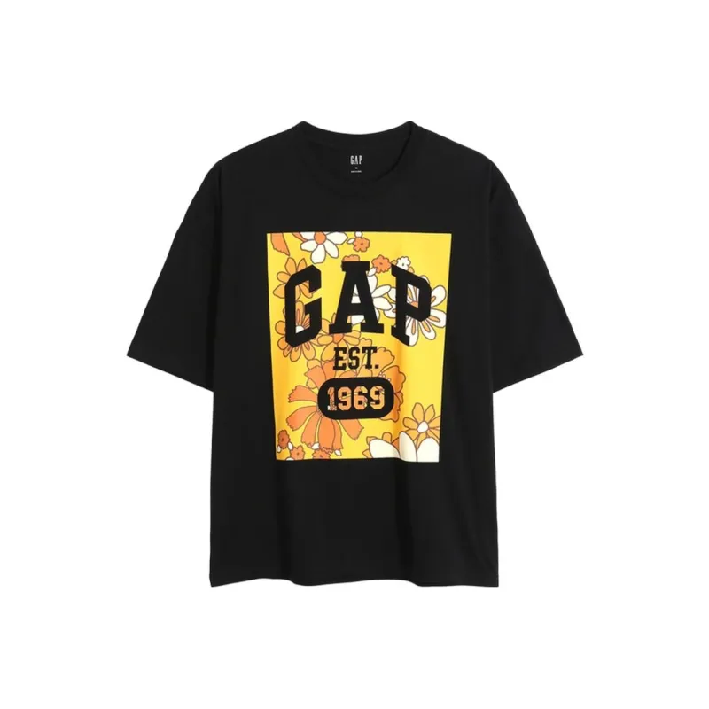 GAP SS23 T-Shirts Unisex Black-0