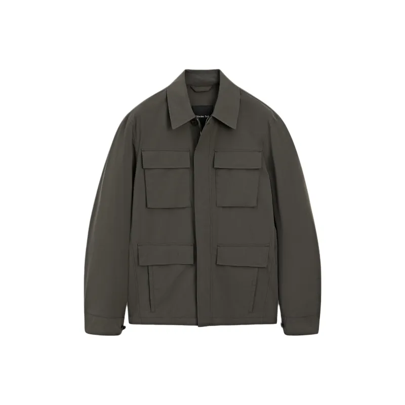 Massimo Dutti Jackets Coats Men's Green-0