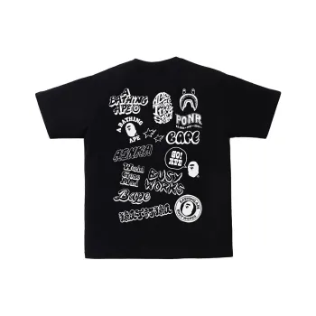 A BATHING APE Bicolor A BATHING APE Graffiti Tee
