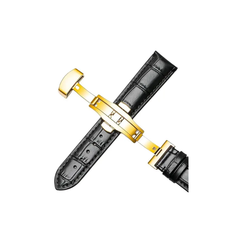 FUDIEN Tissot, Longines, Casio, MIDO, King DW Compatibility Watch Band 185mm Cowhide Leather Material-19