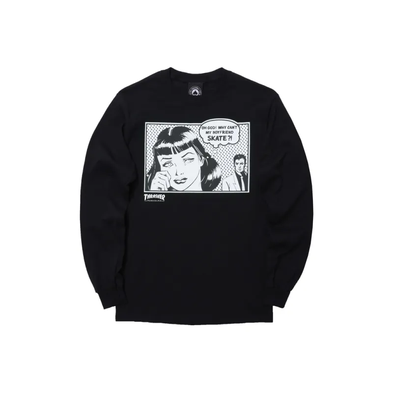 Thrasher T Shirts Unisex Black-0
