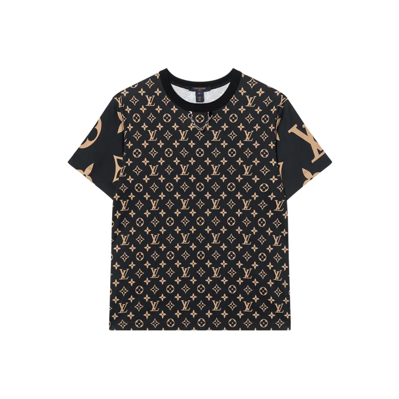 LOUIS VUITTON New Quarterly Products Of LV T Shirts Men Brown-0