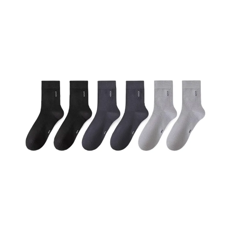 H YXIANG Mid Calf Socks Men's 6 Pack-2